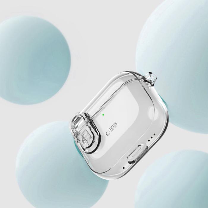 Bild 4, Tech-Protect AirPods 4 Skal Slim Hook Transparent