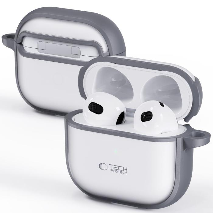 Bild 3, Tech-Protect AirPods 4 Skal MagMat Matt Grå