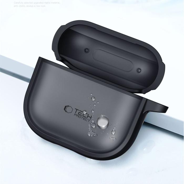 Bild 6, Tech-Protect AirPods 4 Skal MagMat Matt Svart