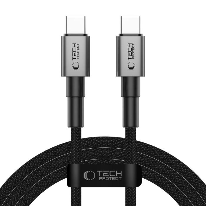 Bild 1, Tech-Protect 2m 100W/5A PD USB-C-USB-C Kabel UltraBoost