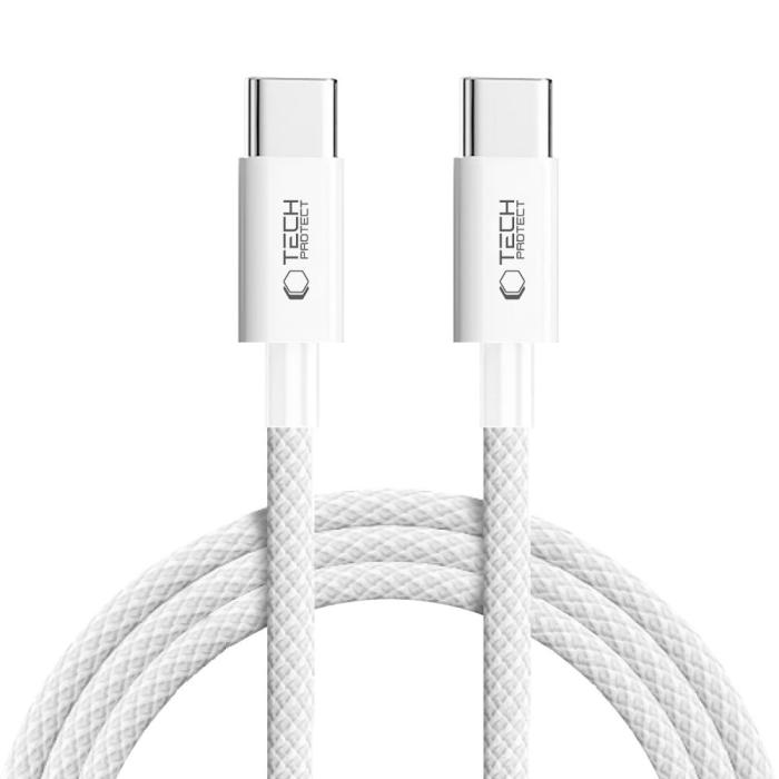 Bild 1, Tech-Protect 2m 60W/3A PD USB-C-USB-C Kabel UltraBoost