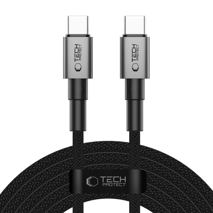 Bild 1, Tech-Protect 3m 100W/3A PD USB-C-USB-C Kabel UltraBoost