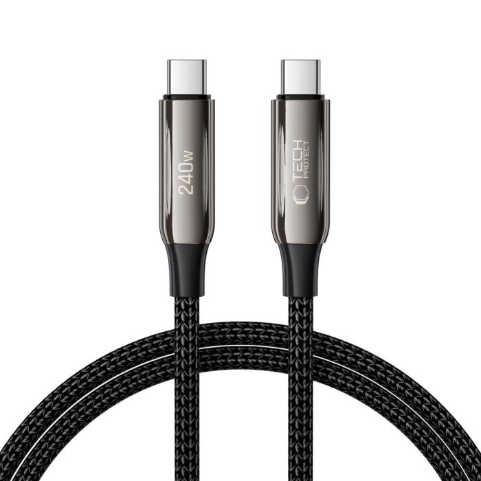 Bild 1, Tech-Protect 1m 240W/QC4.0 PD USB-C-USB-C Kabel UltraBoost