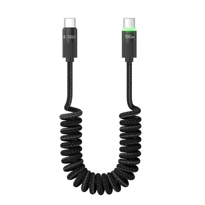 Bild 1, Tech-Protect 1.8m 100W/5A PD USB-C-USB-C Kabel UltraBoost
