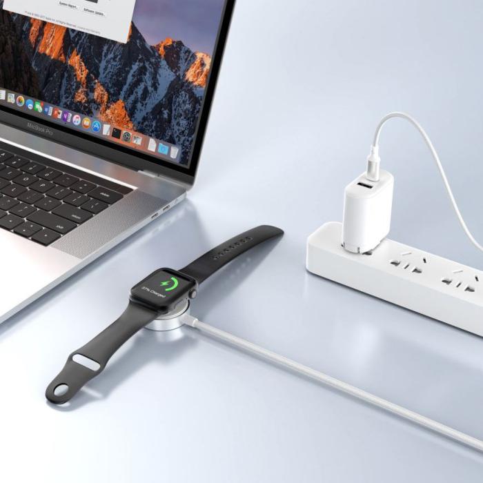 Bild 4, Tech-Protect 1m Apple Watch Laddare UltraBoost USB-C Vit