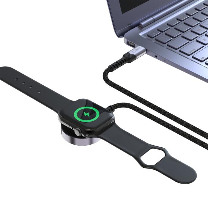 Bild 3, Tech-Protect 1.2m Apple Watch Laddare UltraBoost Svart
