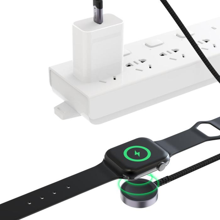 Bild 4, Tech-Protect 1.2m Apple Watch Laddare UltraBoost Svart