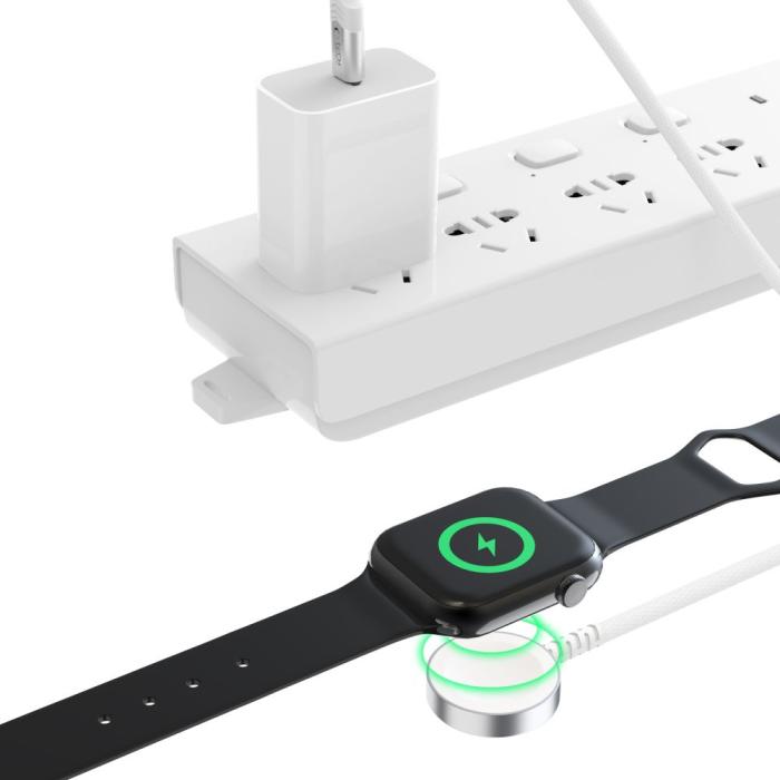 Bild 4, Tech-Protect 1.2m Apple Watch Laddare UltraBoost Vit