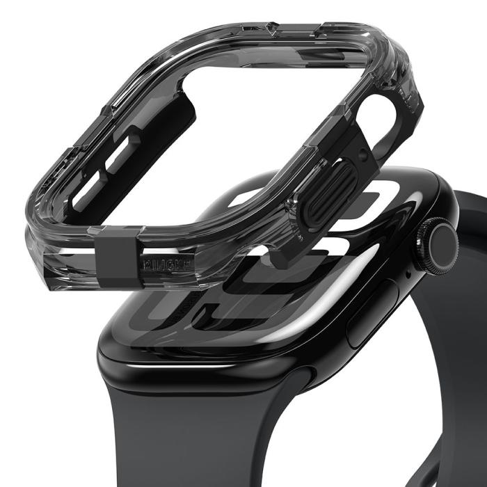Bild 2, Ringke Apple Watch 10 46 mm Skal Fusion Bumper Svart