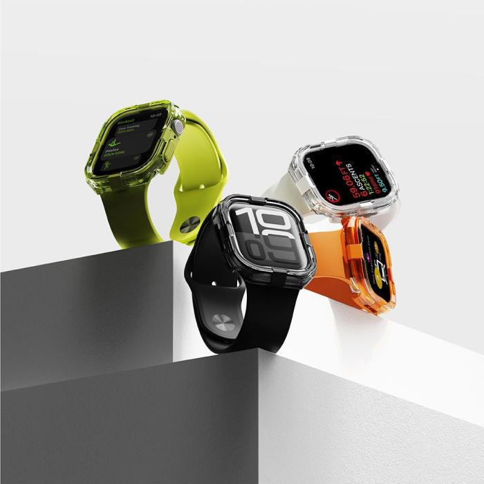 Bild 6, Ringke Apple Watch 10 46 mm Skal Fusion Bumper Svart