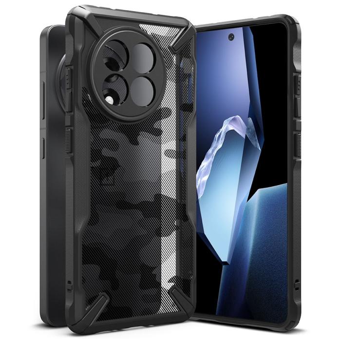 Bild 1, Ringke OnePlus 13R Skal Fusion X Camo Svart