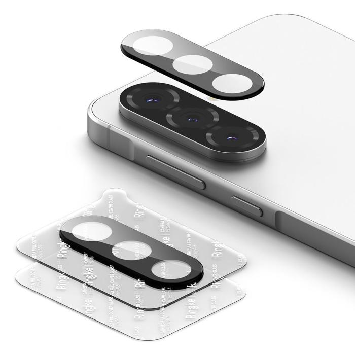 Bild 3, Ringke Galaxy A56 5G 2-PACK Linsskydd Härdat Glas Svart
