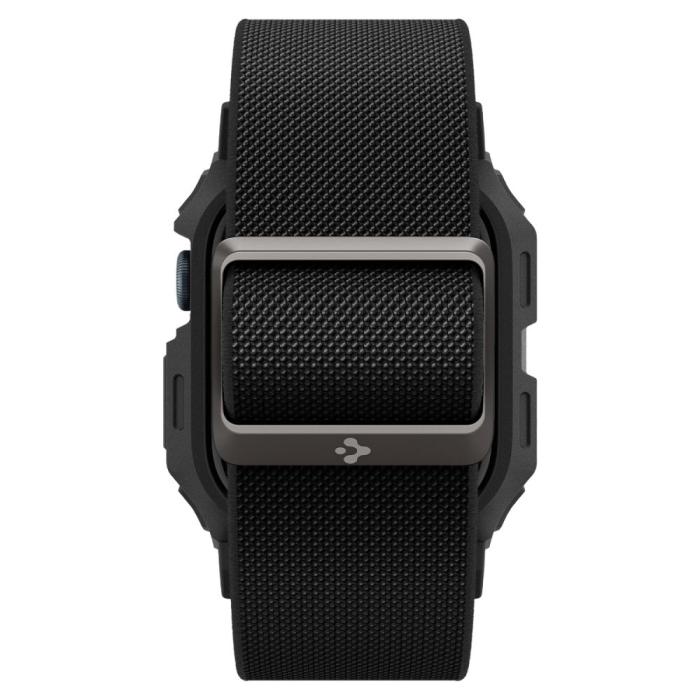 Bild 3, Spigen Apple Watch 10 42 mm Armband Lite Fit 'Pro' Svart