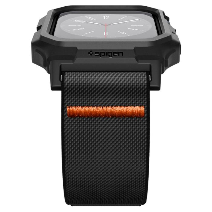 Bild 5, Spigen Apple Watch 10 42 mm Armband Lite Fit 'Pro' Svart