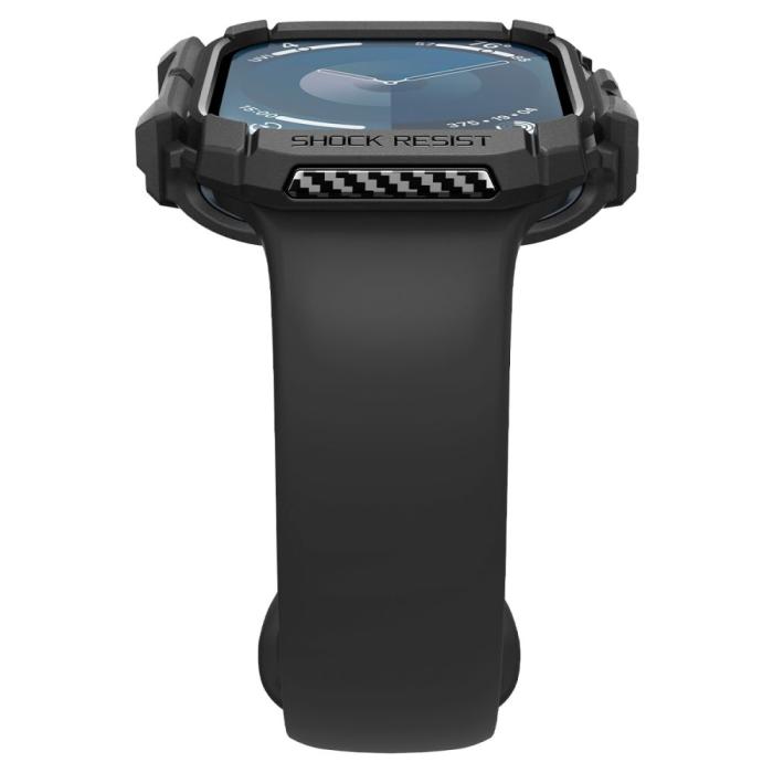Bild 6, Spigen Apple Watch 10 46 mm Skal Rugged Armor Matt Svart