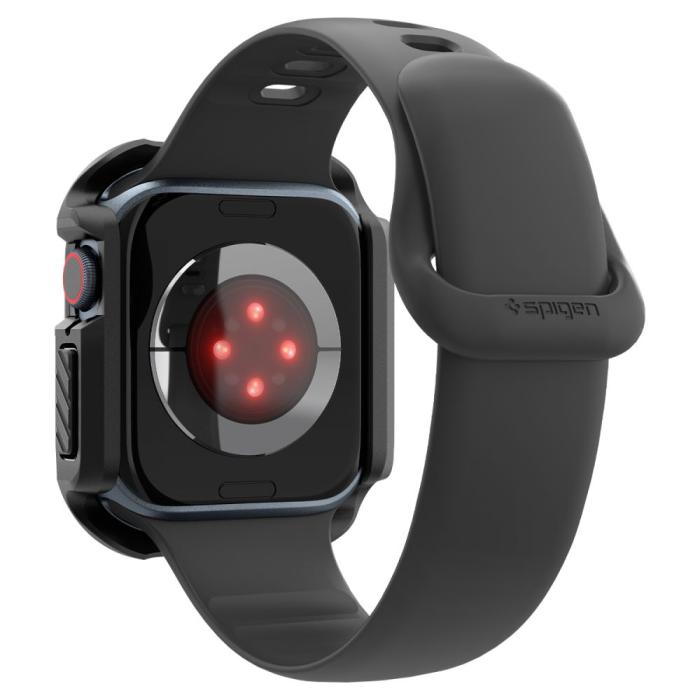 Bild 3, Spigen Apple Watch 10 46 mm Skal Tough Armor Svart