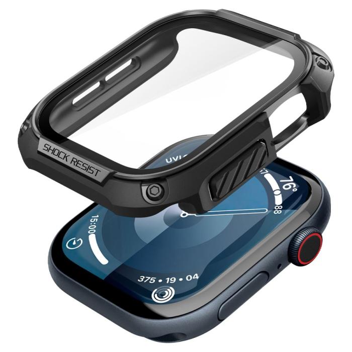 Bild 6, Spigen Apple Watch 10 46 mm Skal Tough Armor Svart