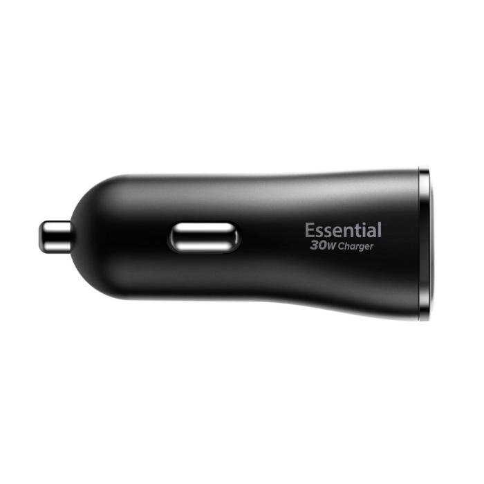 Bild 3, Spigen 30W Billaddare 2x USB-A Essential Svart