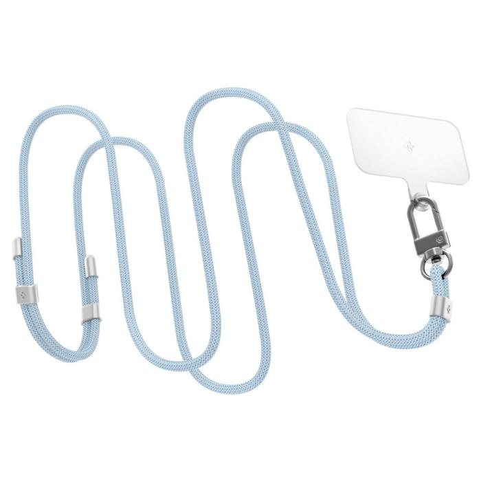 Bild 3, Spigen Mobilsnöre / Handledsrem Strap Set Mute Blue