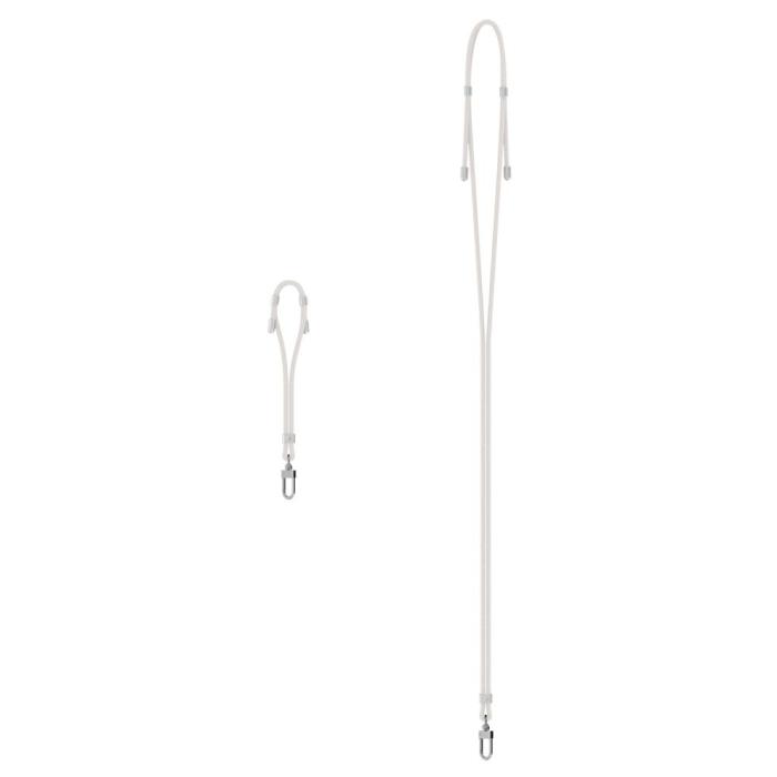 Bild 2, Spigen Mobilsnöre / Handledsrem Strap Set Pearl White
