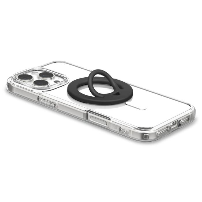 Bild 2, Spigen Magnetisk MagSafe Ringhållare Dual Pop Svart