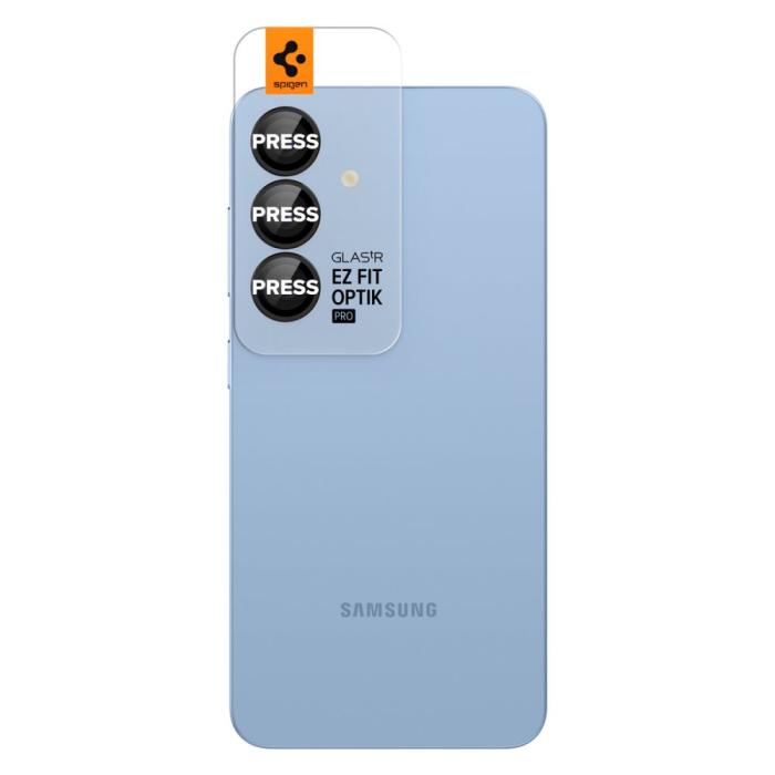 Bild 2, Spigen Galaxy S25 2-PACK Linsskydd Optik GLAS.tR 