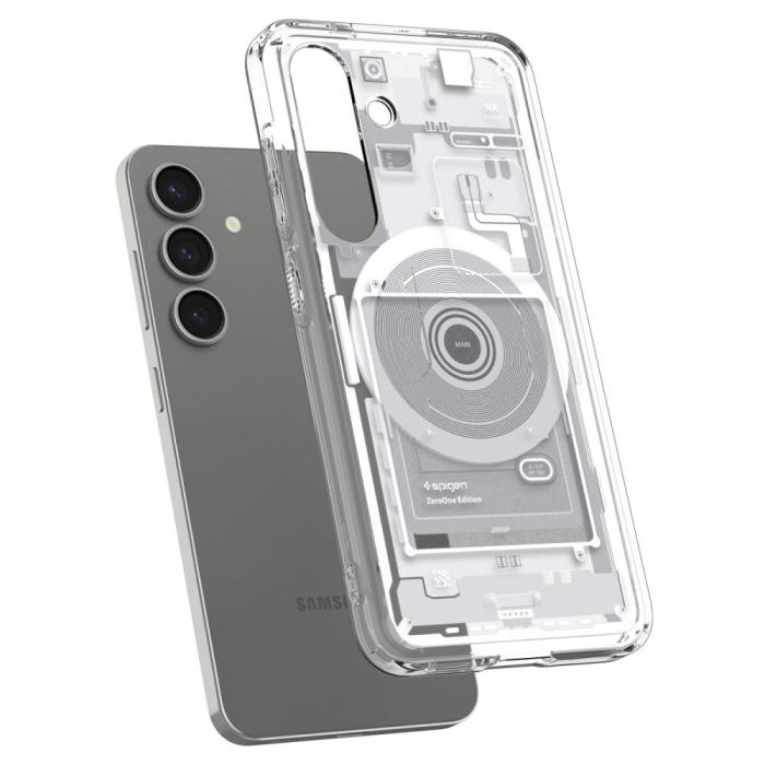 Bild 6, Spigen Galaxy S25 Skal MagSafe Ultra Hybrid Zero One Vit