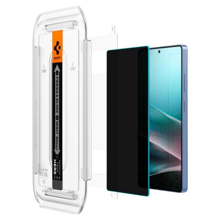 Bild 6, Spigen Galaxy S25 Ultra 2-PACK Skärmskydd GLAS.tR 