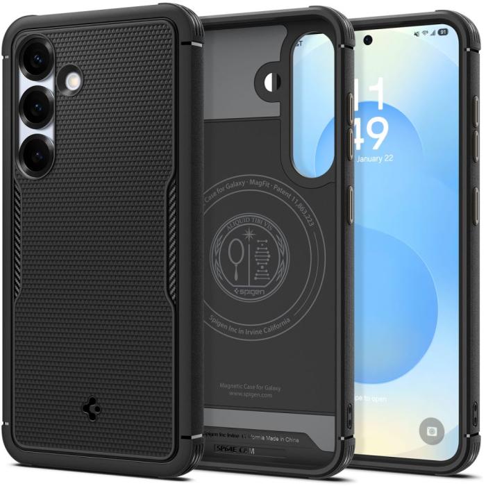 Bild 1, Spigen Galaxy S25 Plus Skal MagSafe Core Armor Matt Svart