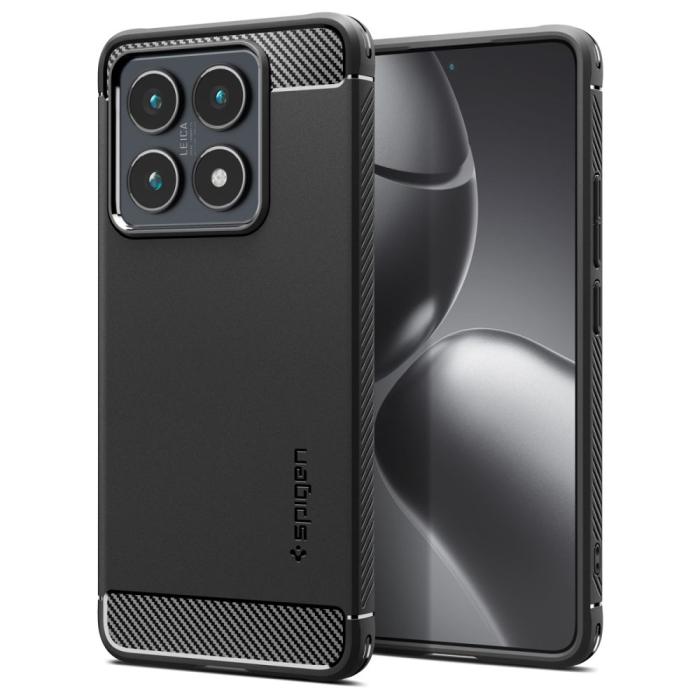 Bild 1, Spigen Xiaomi 14T Pro Skal Rugged Armor Matt Svart