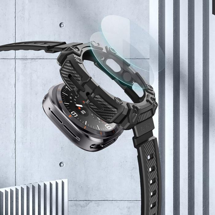 Bild 3, Supcase Galaxy Watch Ultra (2025)/47 mm Skärmskydd/Armband Iblsn