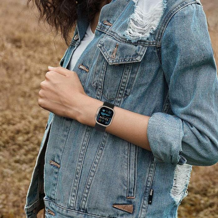 Bild 2, Tech-Protect Apple Watch 42/44/45/46/49mm Armband Nylon