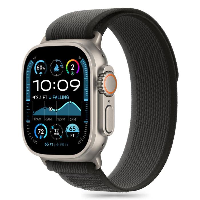 Bild 2, Tech-Protect Apple Watch 42/44/45/46/49mm Armband Nylon Stripe