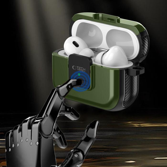 Bild 2, Tech-Protect AirPods Pro 2/1 Skal MagSafe Defender Hook