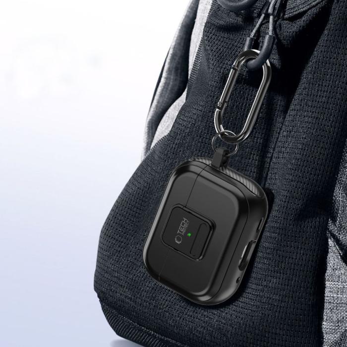 Bild 6, Tech-Protect AirPods Pro 2/1 Skal MagSafe Defender Hook Svart