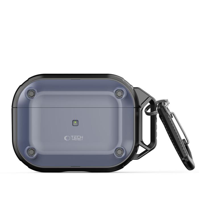 Bild 4, Tech-Protect AirPods Pro 2/1 Skal Rough Hook Steel Blue