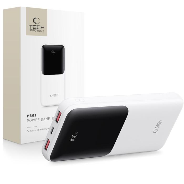 Bild 1, Tech-Protect 10000 mAh 22.5W Powerbank Vit
