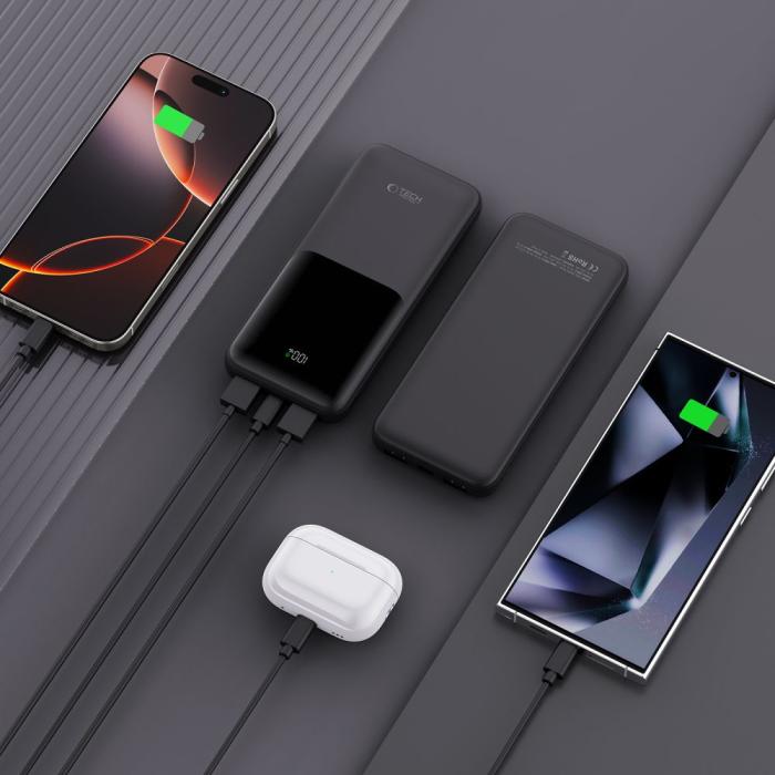 Bild 6, Tech-Protect 10000 mAh 22.5W Powerbank Svart
