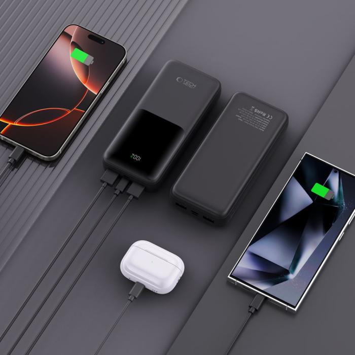 Bild 6, Tech-Protect 20000 mAh 22.5W Powerbank Svart