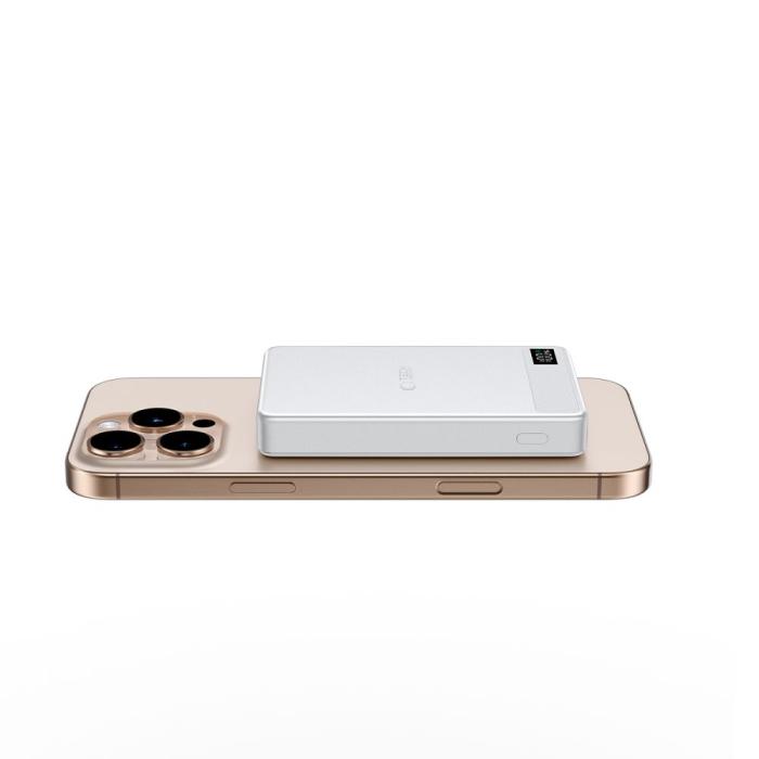 Bild 3, Tech-Protect 5000 mAh MagSafe Powerbank LifeMag Silver