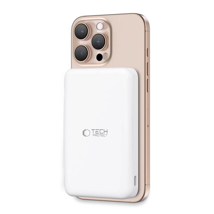 Bild 2, Tech-Protect 10000 mAh Qi2 MagSafe Powerbank LifeMag Vit