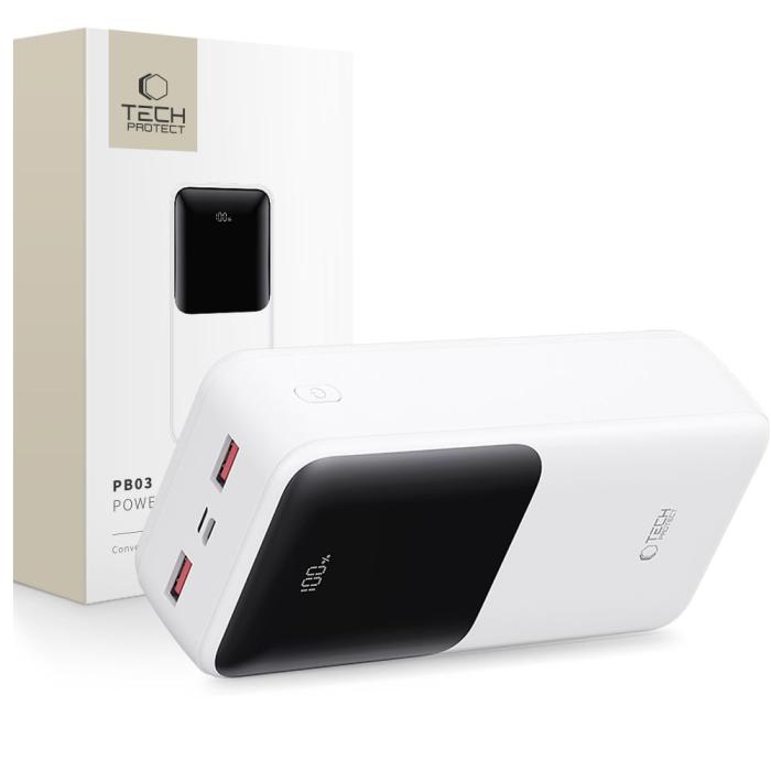 Bild 1, Tech-Protect 30000 mAh 22.5W Powerbank Vit
