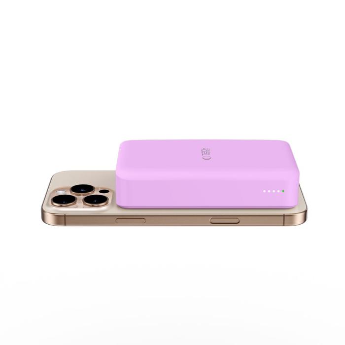 Bild 3, Tech-Protect 20000 mAh MagSafe Powerbank LifeMag Lila