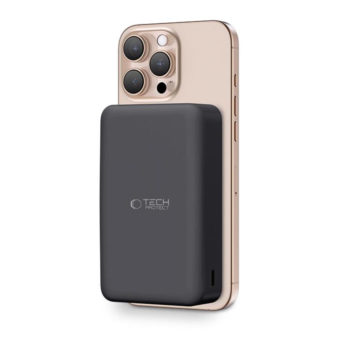 Bild 2, Tech-Protect 20000 mAh MagSafe Powerbank LifeMag Svart