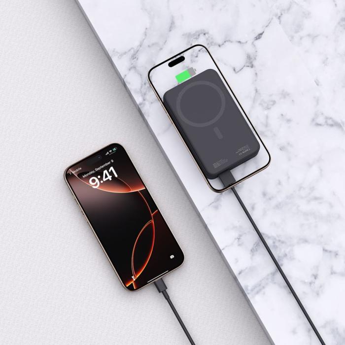 Bild 6, Tech-Protect 20000 mAh MagSafe Powerbank LifeMag Svart