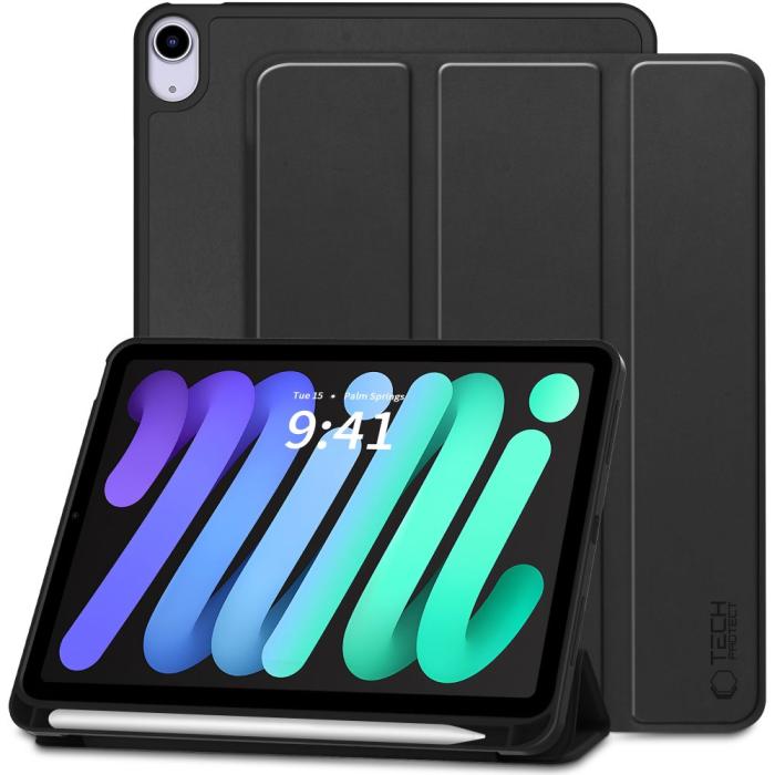Bild 1, Tech-Protect iPad Mini 2024 / 2021 Fodral SC Pennhållare