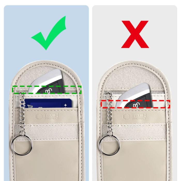 Bild 3, Tech-Protect RFID Signalblockerande Fodral Caffe Latte