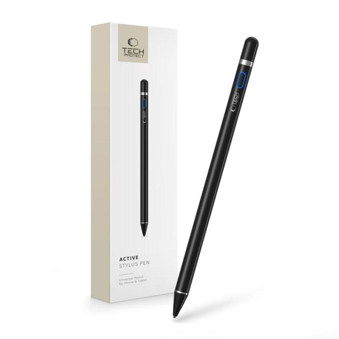 Bild 1, Tech-Protect Active Stylus Touchpenna Svart