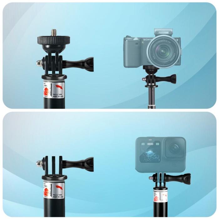 Bild 3, Tech-Protect Selfiestick För GoPro / DJI Svart