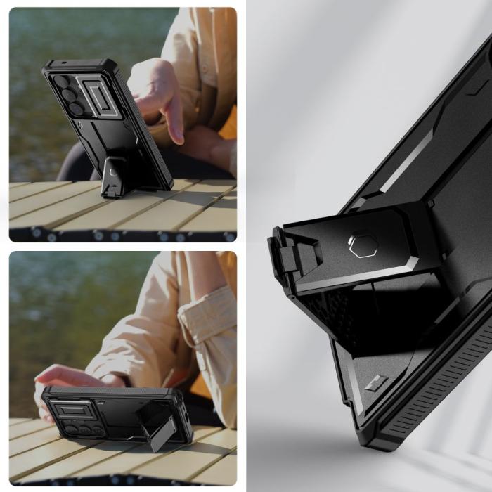 Bild 3, Tech-Protect Samsung Galaxy S25 Ultra Skal Kevlar Cam+ Svart